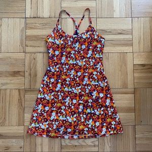 Outdoor Voices Exercise Dress in Paprika Blooms!
